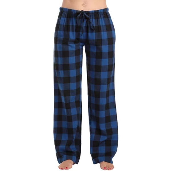 Just Love Womens 100% Cotton Flannel Pajamas - Plaid Pajama Pants - 7051-10195-ROY-L-SIOC