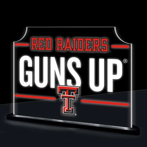 Evergreen Enterprises, Inc Texas Tech University College Rectangle Desklite LED Decor