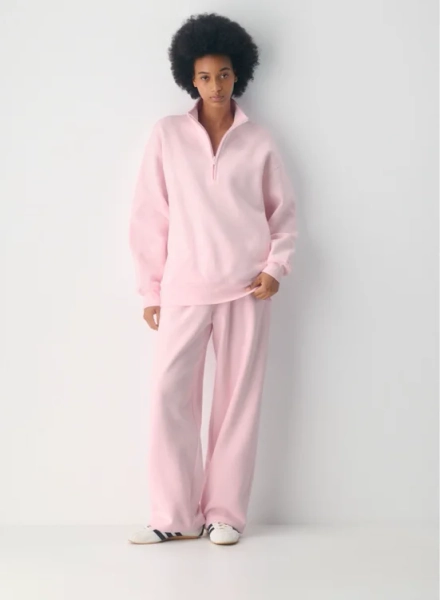 Cozy Sweatfleece Boyfriend 1/2 Zip