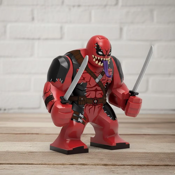 Custom Made Comic Movie Inspired Bigfig Crazy Venompool Big Figure