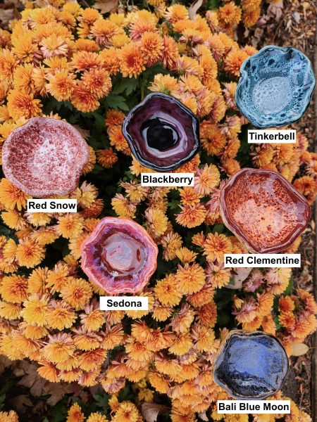 Handcrafted Ceramic Pollinator Watering Station: Bee & Butterfly Garden Art Puddler for Outdoor Hydration