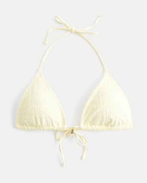Jacquard Multi-Way Triangle Bikini Top