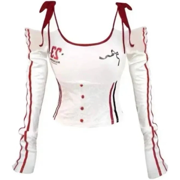 Y2K Hot Girls Sweet Lace Crop Top and Bow Trousers Set