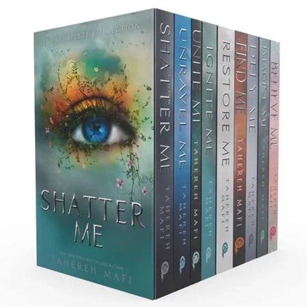 Shatter Me Series Collection 9 Books Set By Tahereh Mafi(Unite Me, Believe Me, Imagine Me, Find Me, Unravel Me, Unravel Me, Defy Me, Restore Me, Ignit