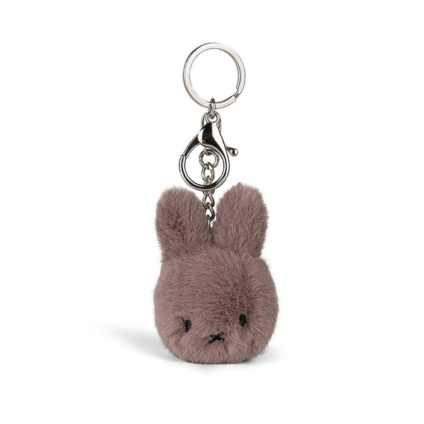 Miffy Miffy Fuzzy ECO Keyring in Taupe 