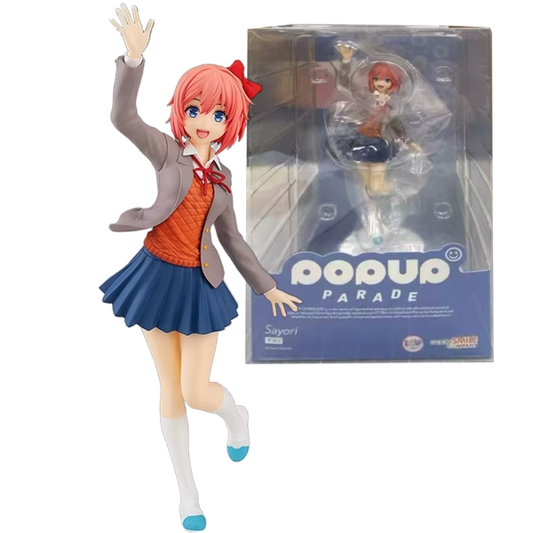 18CM Anime Game Doki Doki Literature Club Sayori Figure Cute Girl Animation Model Toys Gifts Collection Decoration Ornaments PVC - AliExpress 