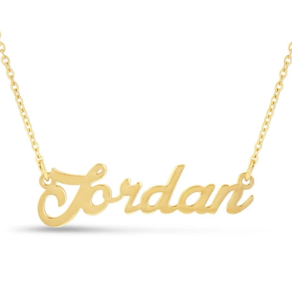 Women's Jordan Nameplate Necklace