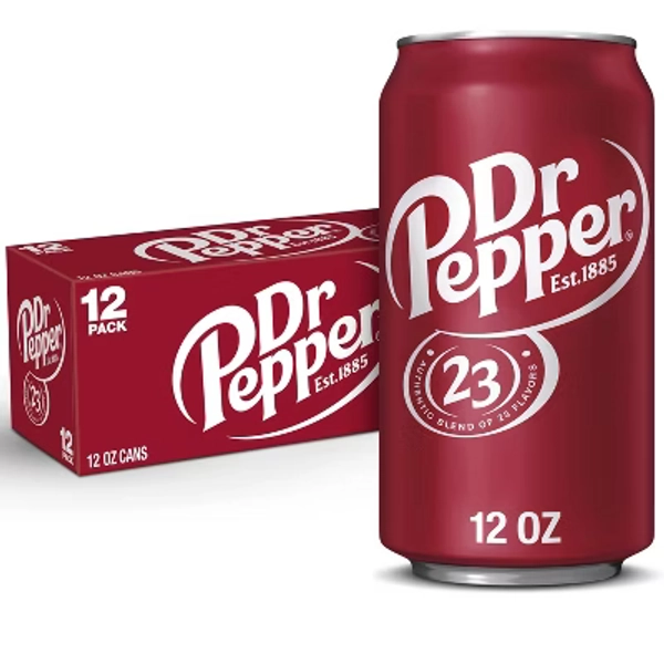 Dr Pepper Soda - 12pk/12 fl oz Cans