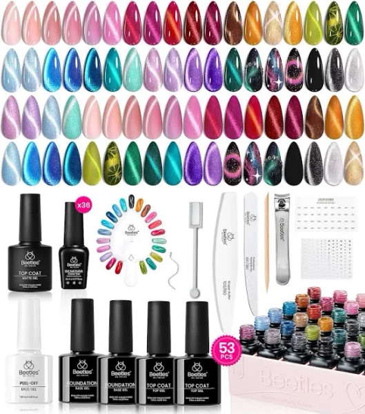Beetles Cat Eye Gel Nail Polish Set