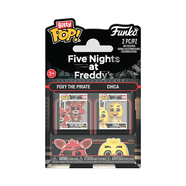Bitty Pop! Foxy the Pirate & Chica the Chicken 2-Pack