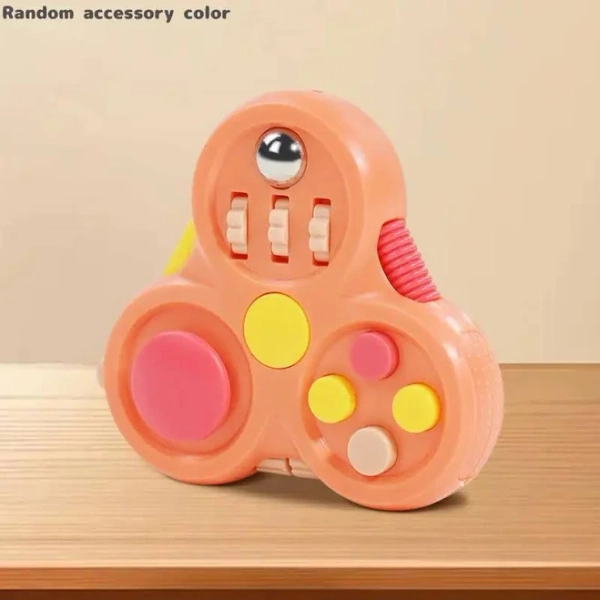 Zeromeco Fidget Cube Pad Toy Magic Stress and Anxiety Relief Toys Hand-Held for Adult Children Gift(Orange)