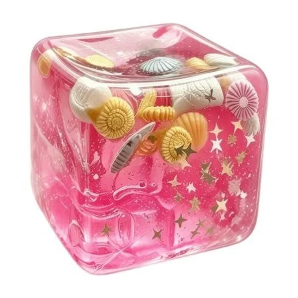 Pink Cube Squishies