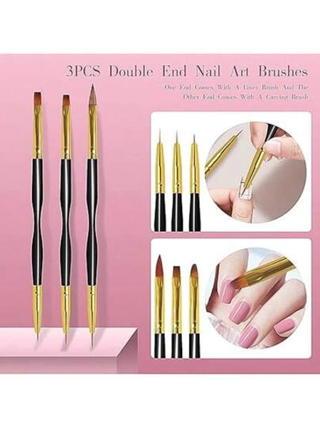 31pcs Nail Art Brushes,Acrylic Nail Brush,Nail Brushes For Nail Art,Nail Art Dotting Tool Set,Nail Art Liner Brush,Nail Dust Brush,Nail Drawing Pens For Beginners And Salon Home Use