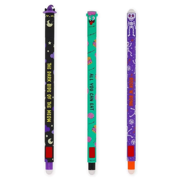 AT93-Juego de bolígrafos de gel borrable-The Boo Crew de 3 para estudiantes y profesionales perfectos - AliExpress 