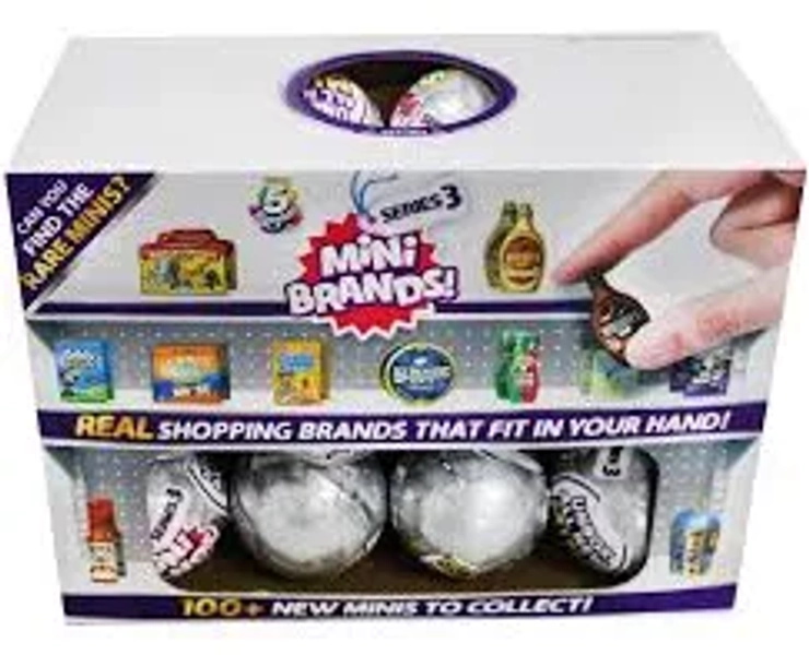 Zuru 5 Surprise Mini Brands Mystery Capsule Series 3 Case of 24