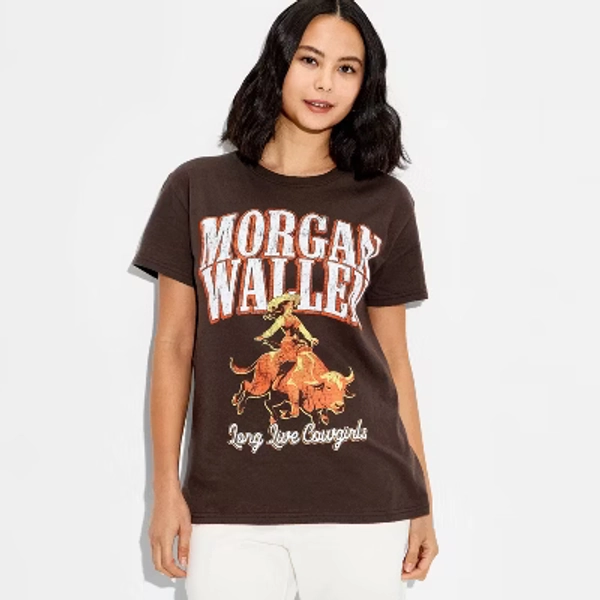 Women's Morgan Wallen Short Sleeve Graphic T-Shirt - Black S