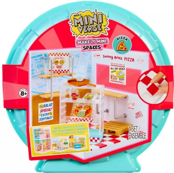MGA Miniverse Make It Mini Spaces Pizza Shop Mini Building Set