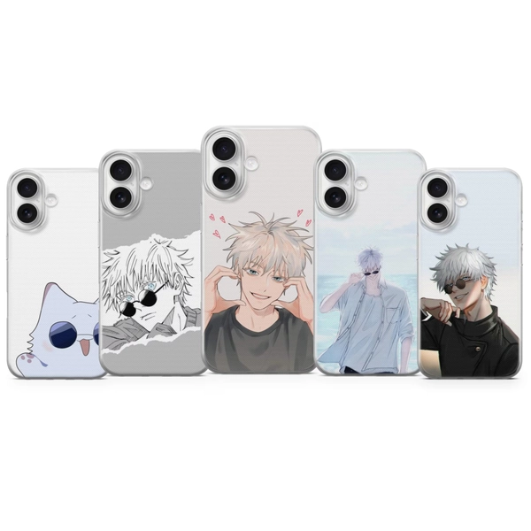 Gojo Satoru Anime Phone Case Sorcerer Aesthetic Manga iPhone 17 16 15 14 13 12 11 Samsung S25 S24 Ultra Pixel 10 9 8 7