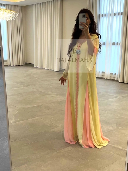 Classy Yellow pink - TAJ ALMAHA