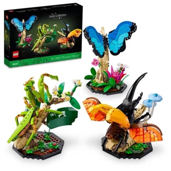 LEGO Ideas The Insect Collection Building Set and Nature Décor 21342