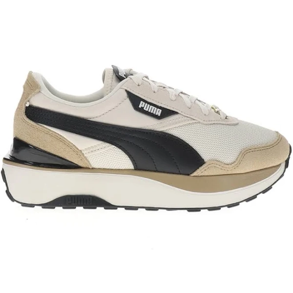 Womens Cruise Rider Bling Lace Up Sneakers Beige Casual
