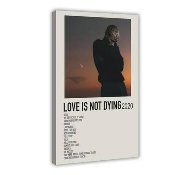 Jeremy Zucker Love Is Not Dying Posters Art Print Bedroom Decor for Wall Art Print Gift Home Decor, Women's, Size: 08×12inch(20×30cm), Multicolor