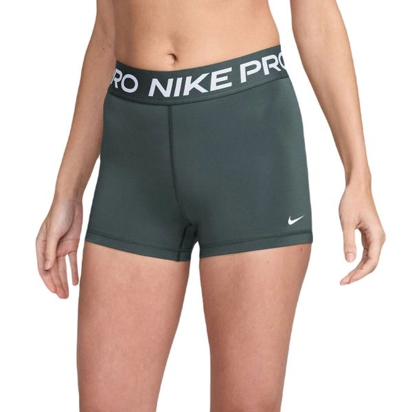 Nike Pro Womens 365 Dri-FIT 3 Inch Short Tights Green XL