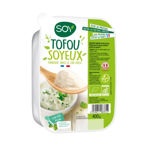 Tofu Soyeux Nature Bio Soy