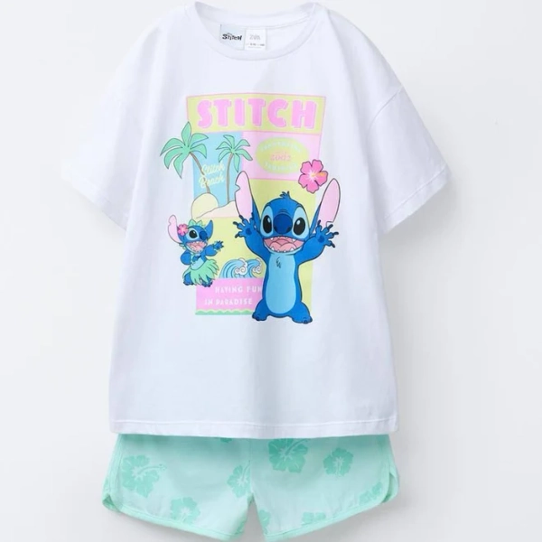 Zara Kids Lilo & Stitch Printed Pajamas