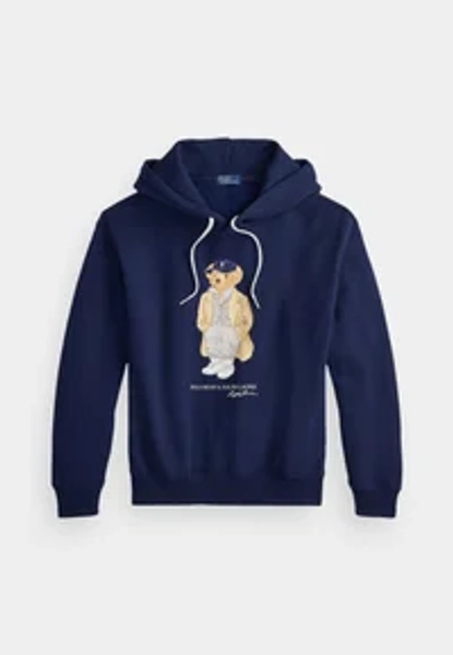 POLO BEAR FLEECE HOODIE - Felpa con cappuccio - newport navy