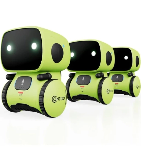Contixo R1 Smart Robot, 3pcs Learning Educational Kids Toy Talking Speech Recognition