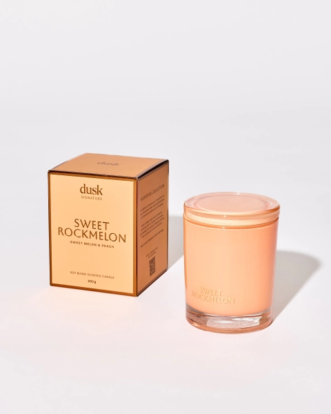 Sweet Rockmelon Soy Blend Scented Candle 200g
