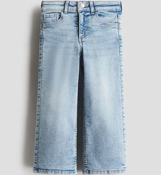 H&M Girls Superstretch Wide Leg Jeans