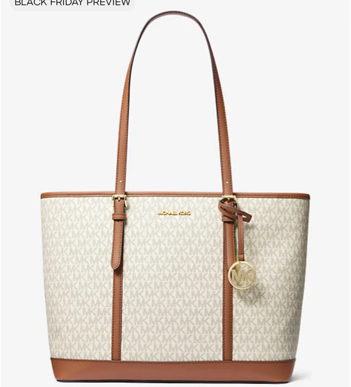 Jet Set Travel Large Logo Tote Bag