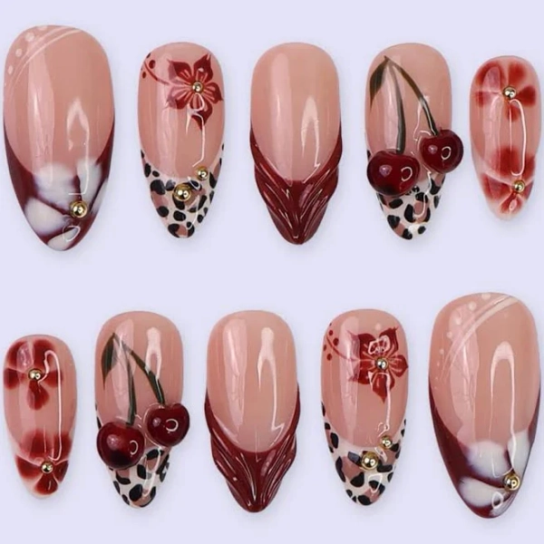 Monet | Handmade Press On Nails by lilynailsart.co Custom