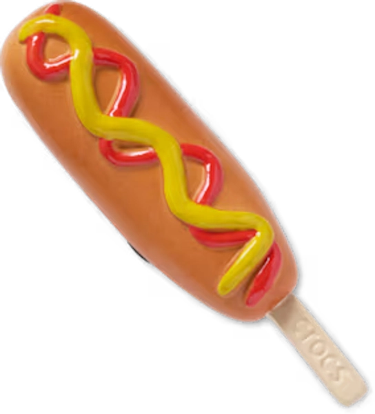 Corndog Dipped in Ketchup