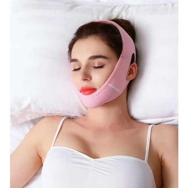 V Line Face Strap Reusable Facial Slimming Strap Double Chin Reducer Breathable Chin Up Strap Face Slim Belt For Firming Tightening Skin