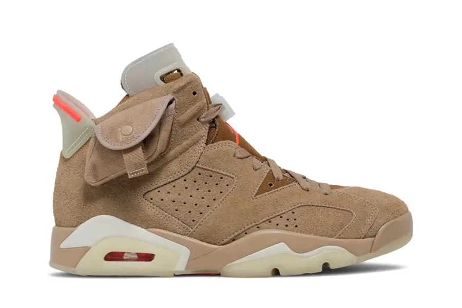 Buy Travis Scott x Air Jordan 6 Retro 'British Khaki' - DH0690 200 | GOAT