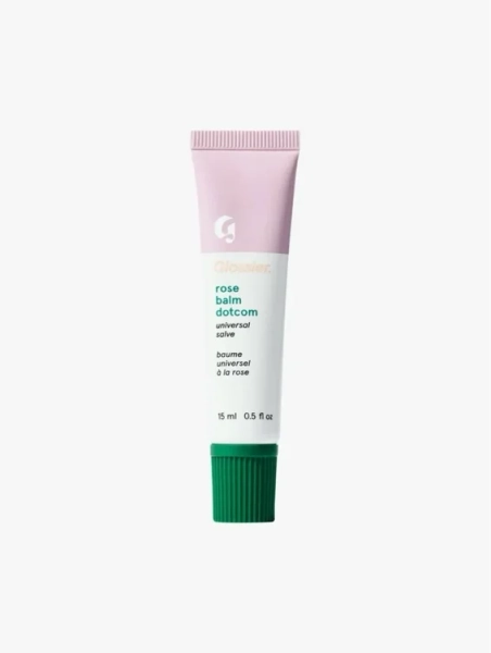 Glossier Balm Dotcom Lip Balm and Skin Salve.