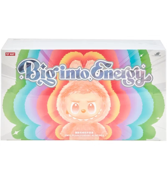 Pop Mart Labubu The Monsters Big into Energy Series Vinyl Plush Pendant Sealed Case (6 Blind Boxes)