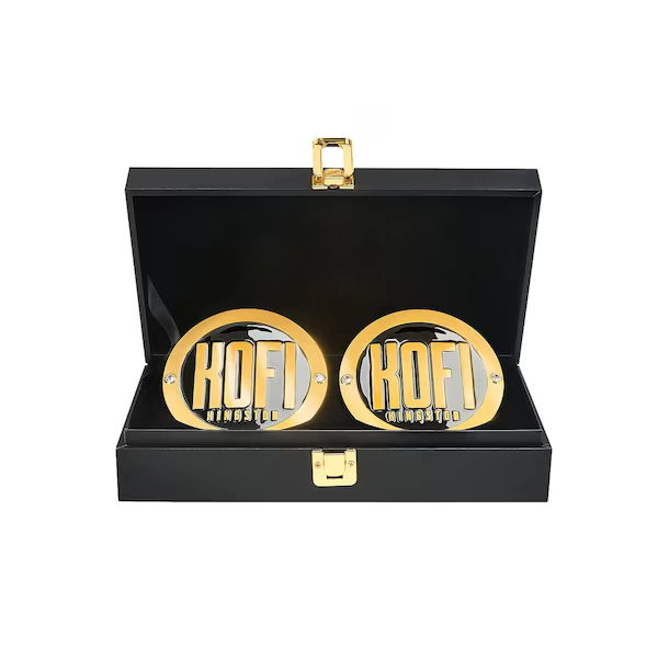 Kofi Kingston Championship Replica Side Plate Box Set