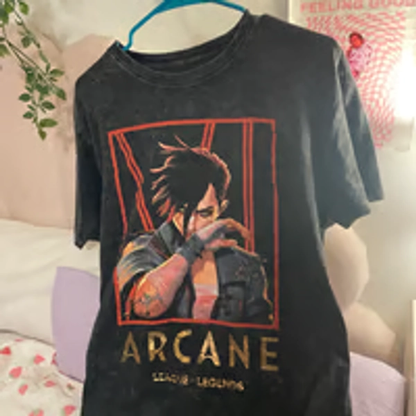 Limited Arcane Vi Dark Wash T-Shirt Sz: L | Mercari