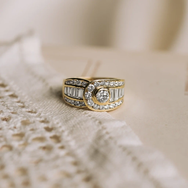 Sortija vintage diamantes | Urbieta