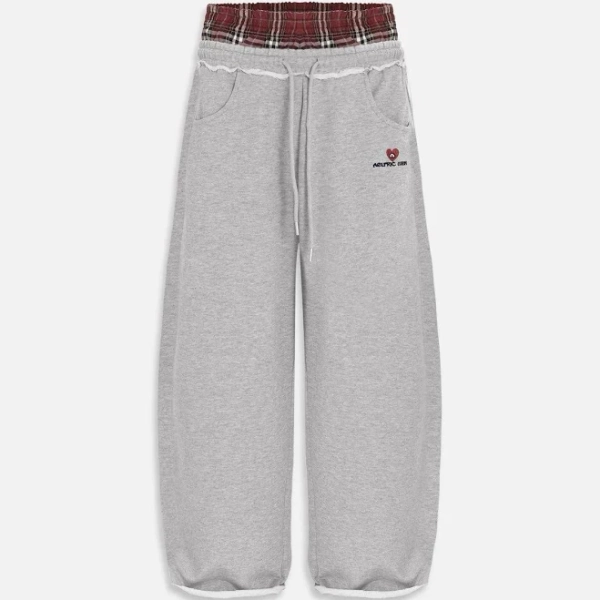 Aelfric Eden Plaid Patchwork Sweatpants