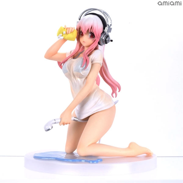 (Pre-owned ITEM:A/BOX:B)Super Sonico Sonico-chan Seikatsu Micchaku Shuzai Special Figure -Ofuro ga PikaPika Time- (Game-prize)(Released)