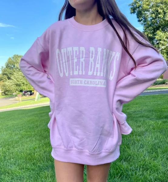 Outer Banks Brandy Melville Preppy Crewneck Sweatshirt