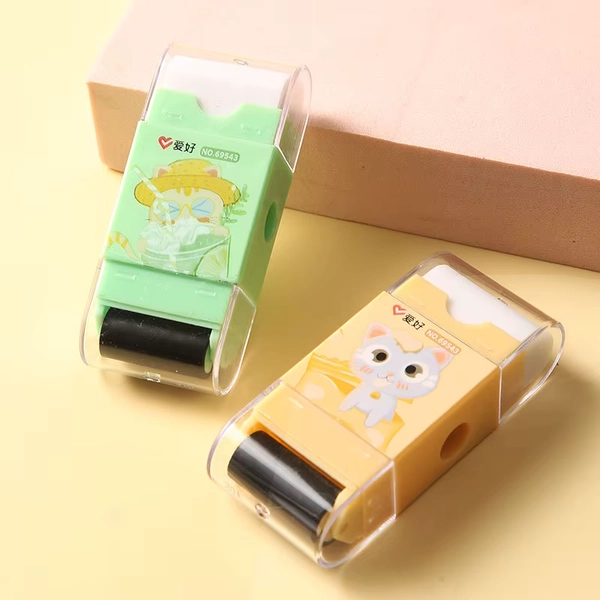 Peekaboo Rubber Kawai Pencil Sharpener Multi Functional Portable Small Sharpener Office School Supplies Lovely Sharpeners Gift - AliExpress 21