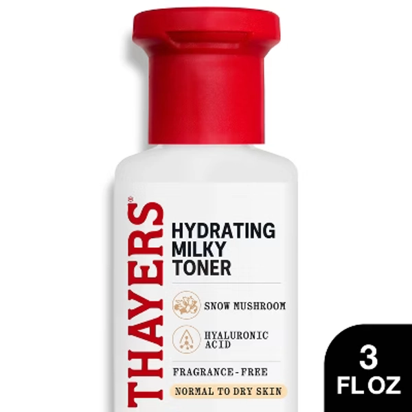 Thayers Natural Remedies Milky Hydrating Face Toner with Snow Mushroom and Hyaluronic Acid