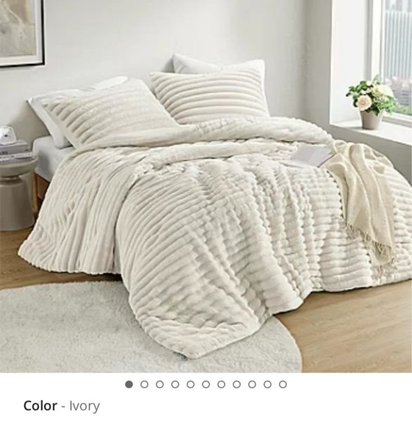 510 Design Avril Fluffy Ribbed Plush Midweight Comforter Set
