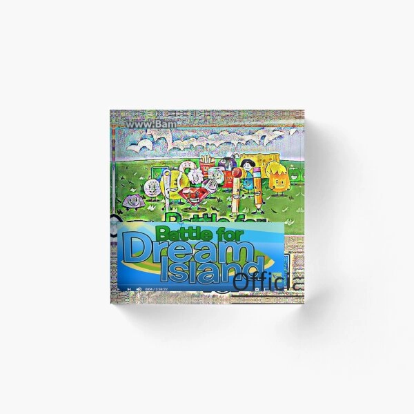 a BFDI Acrylic Block